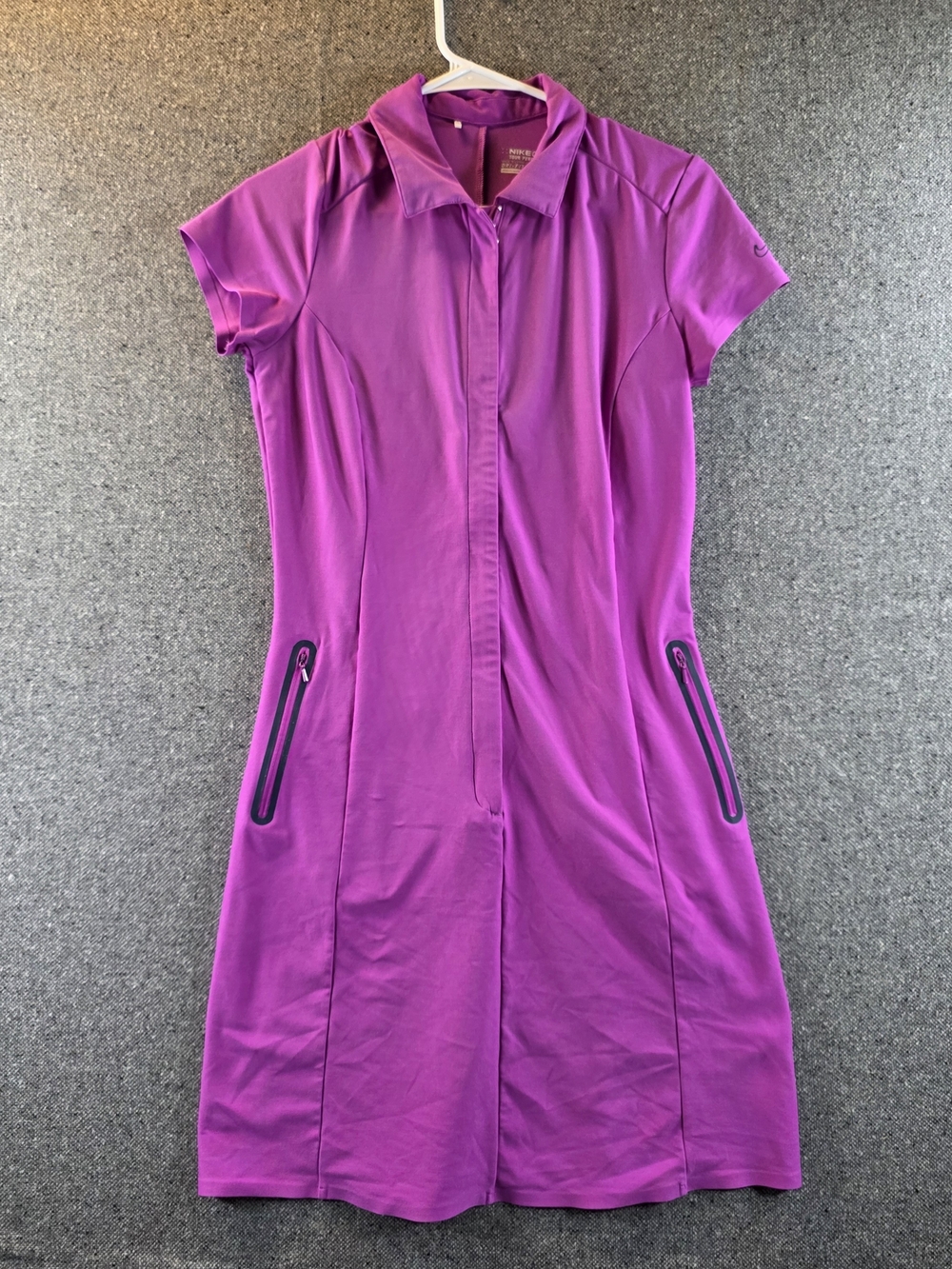 Nike Golf Tour Performance Dri-FIT Dress Women’s S Purple Full Zip Pockets